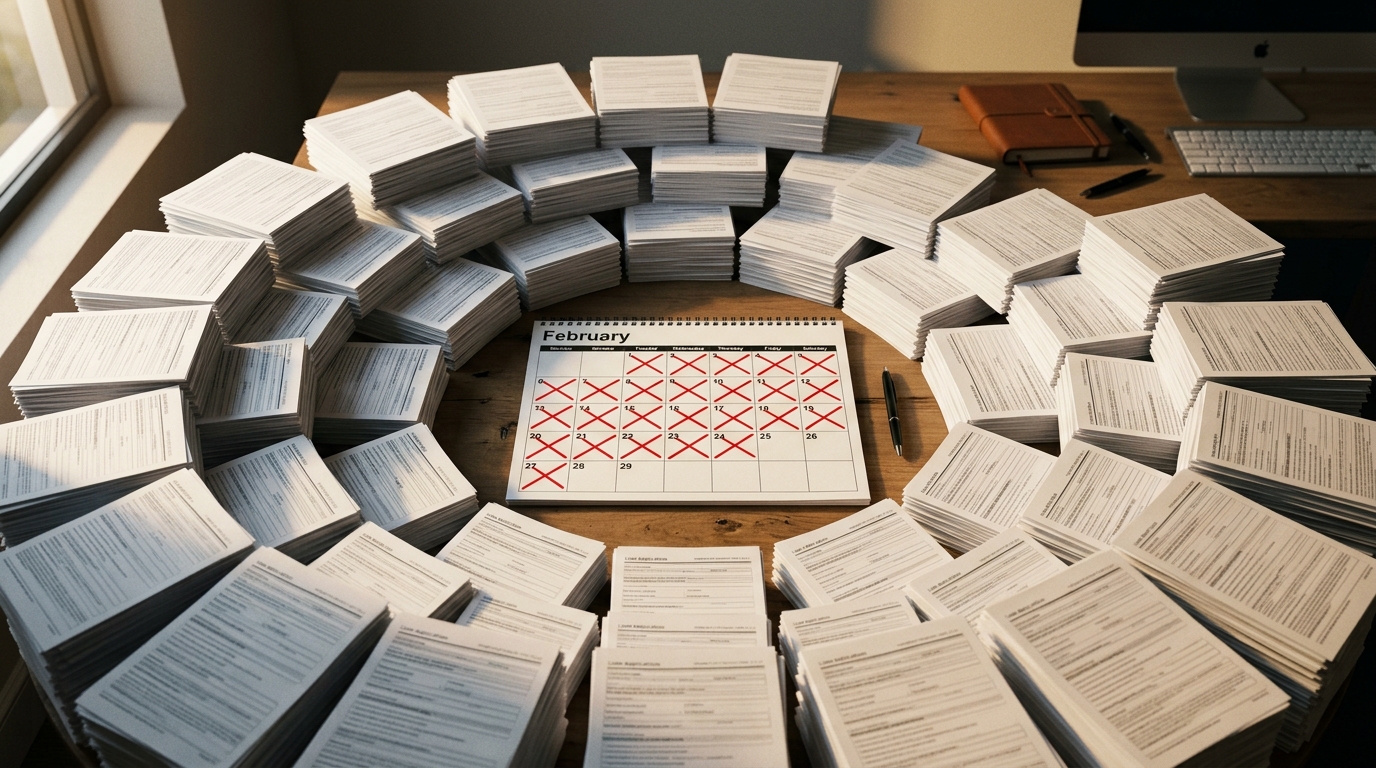 The manual burden of HMDA filing season